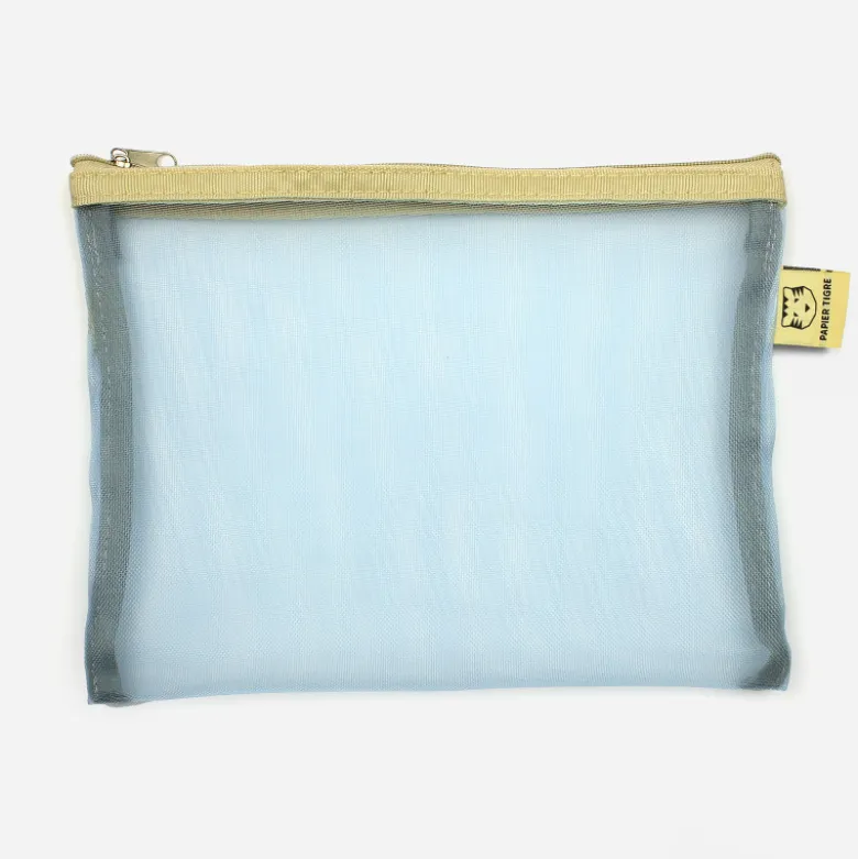 Pochette Mesh M - Bleu Ciel