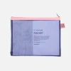 Pochette Mesh M - Indigo