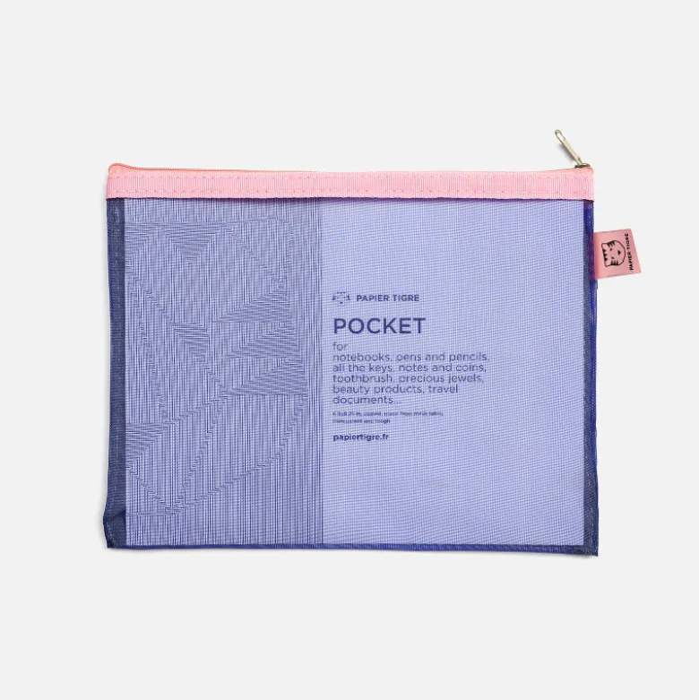 Pochette Mesh M - Indigo