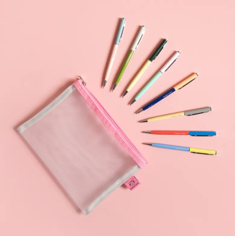 Pochette S et les 8 stylos - Bubblegum