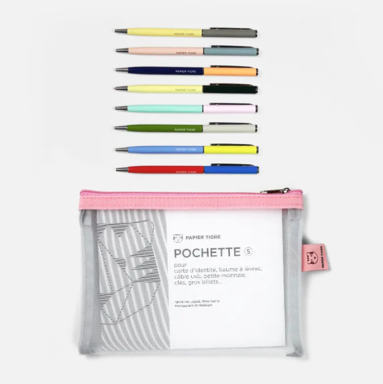 Pochette S et les 8 stylos - Bubblegum