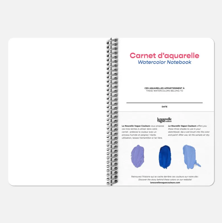 Set de carnet d'Aquarelle