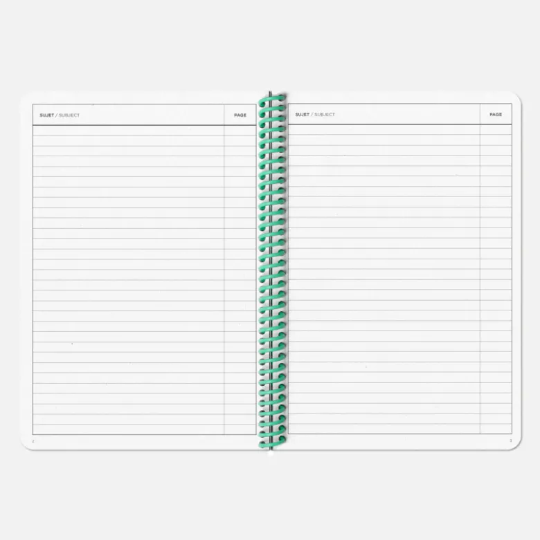 Set de carnet de projets