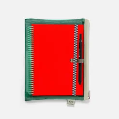 Set de Papeterie - Carnet tissu Corail