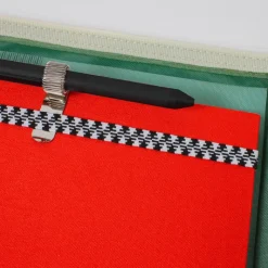 Set de Papeterie - Carnet tissu Corail