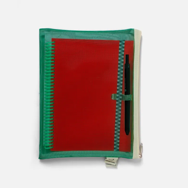 Set de Papeterie - Carnet tissu Corail