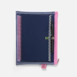 Set de Papeterie - Carnet tissu Marine