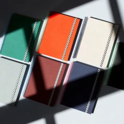 Set de Papeterie - Carnet tissu Marine