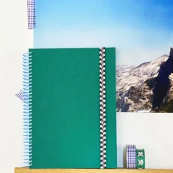 Set de Papeterie - Carnet tissu Sapin