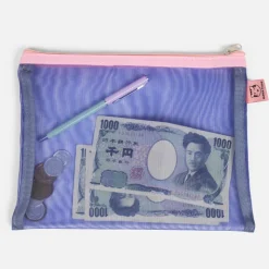 Set de 3 Pochettes Mesh - Aqua