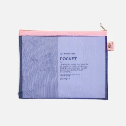 Set de 4 Pochettes Mesh - Aqua