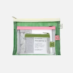 Set de 3 Pochettes Mesh - Vert