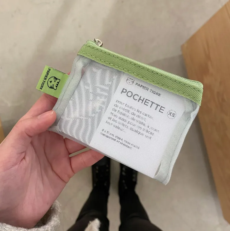 Set de 3 Pochettes Mesh - Vert