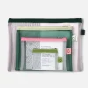 Set de 4 Pochettes Mesh - Vert