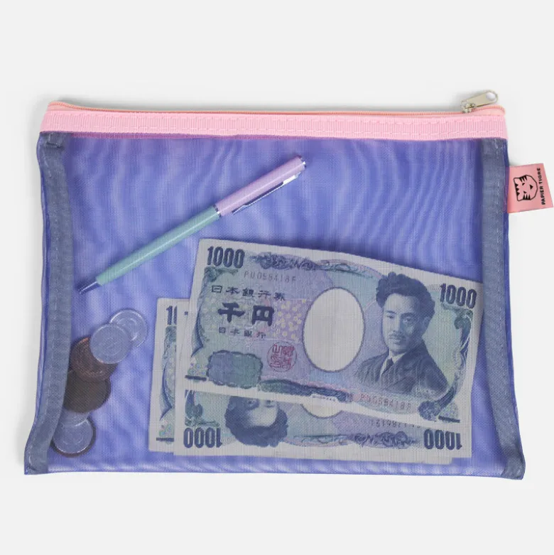 Set trousse et pochettes Mesh - Noire