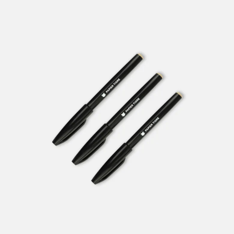 3 Sign Pen Noirs