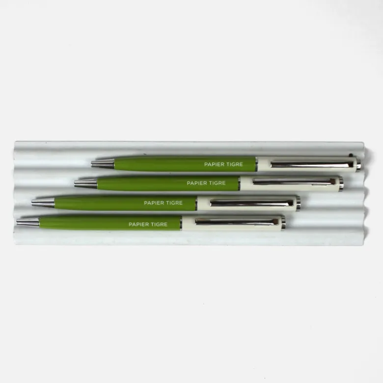 Stylo-Bille - Olive/Lune