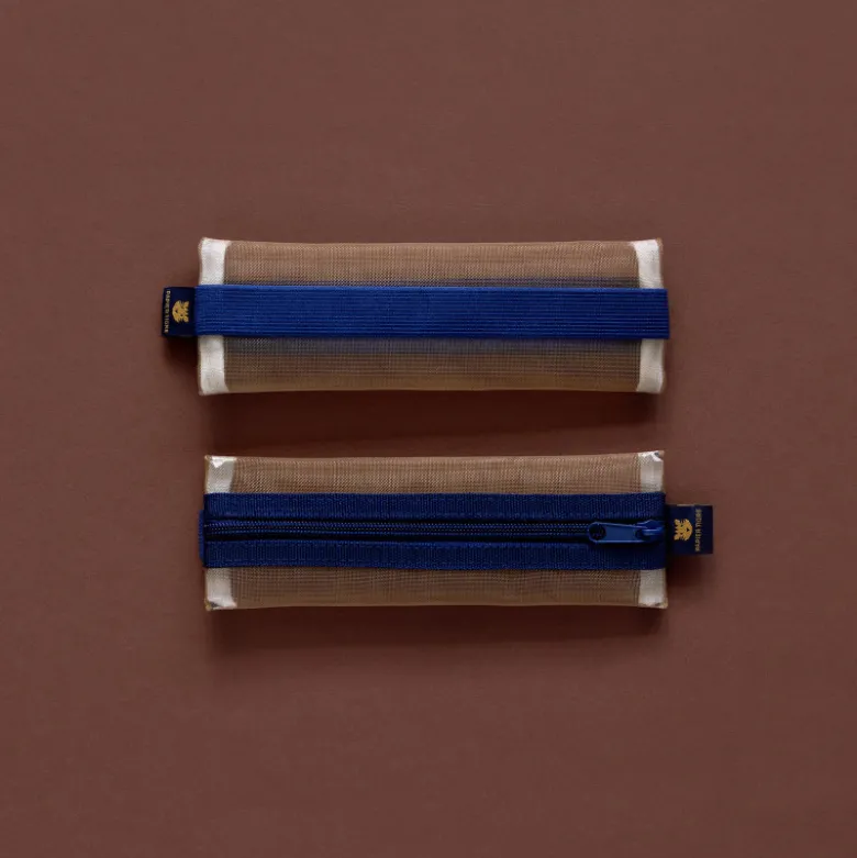 Trousse Kito - Bleu & Camel