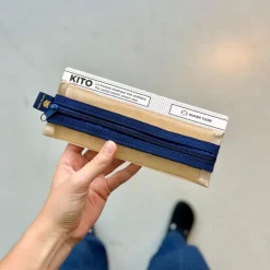 Trousse Kito - Bleu & Camel