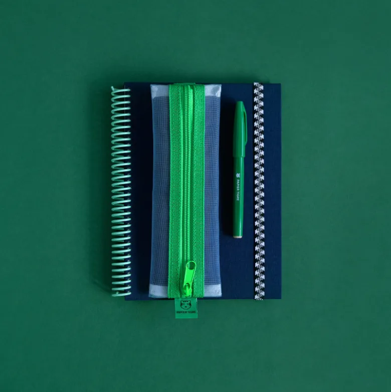 Trousse Kito - Vert & Bleu ciel