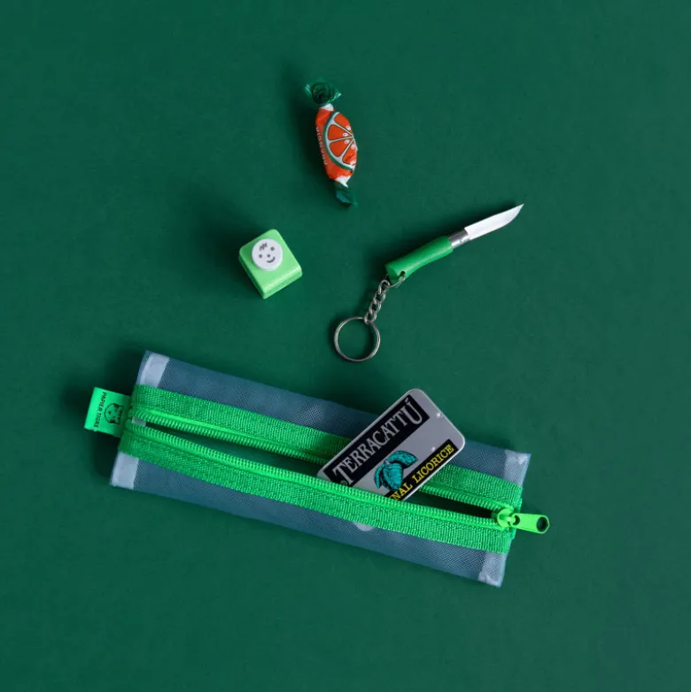 Trousse Kito - Vert & Bleu ciel