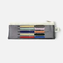 Trousse Mesh et les 5 stylos - Noire