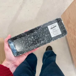 Vide Poche long en mélamine - Noir